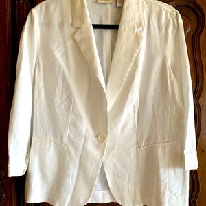 White Linen Jacket
